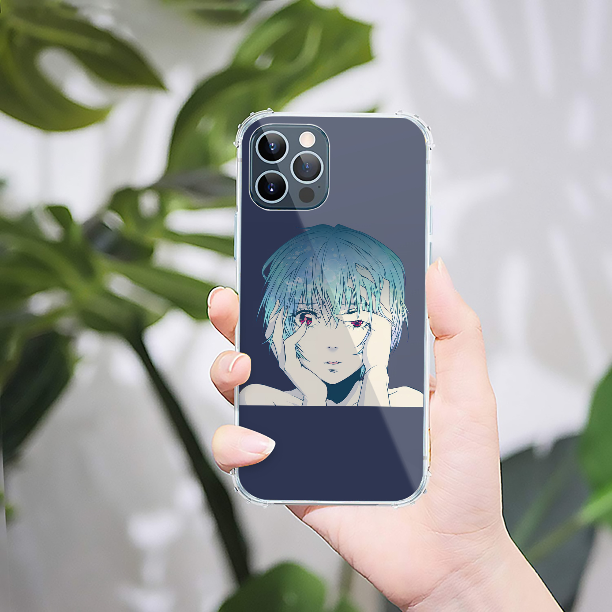 （画像用） EVA 新世紀エヴァンゲリオン 【iPhone 12シリーズ対応】透明スマホケース（クリアソフトケース）